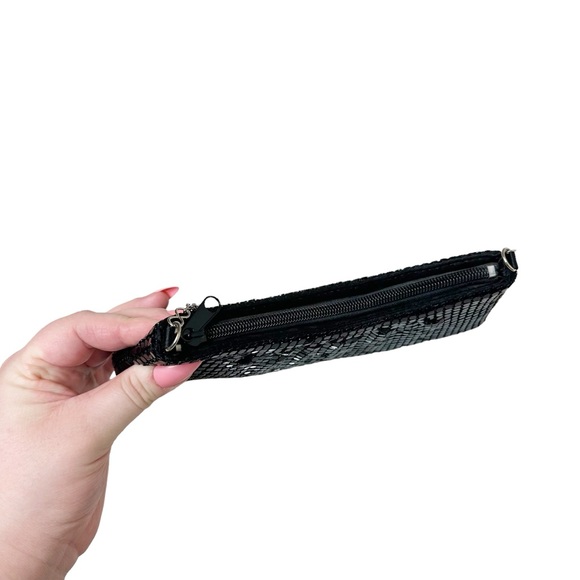 Vintage Y2K Mini Metal Mesh Black Shoulder Bag - Picture 4 of 10